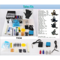 Vente chaude professionnel de tatouage Kit 4 mitrailleuses de tatouage Kit (Tk04 qui effectue)